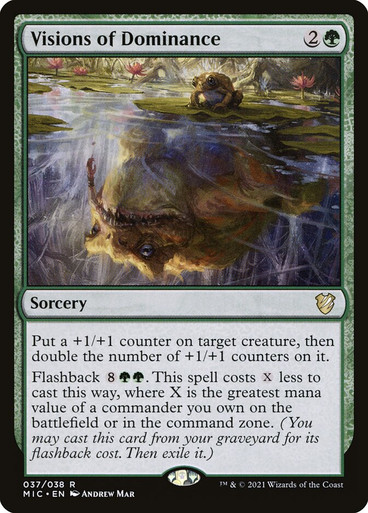 VisionsOfDominance__70640 Visions of Dominance Innistrad: Midnight Hunt Commander