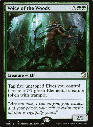 Voice of the Woods Kaldheim Commander