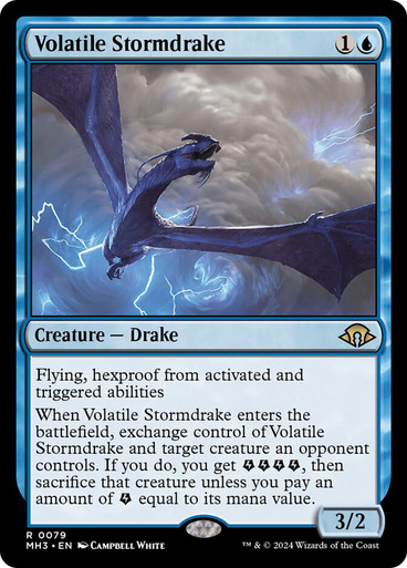 VolatileStormdrake__04398 Volatile Stormdrake Modern Horizons 3