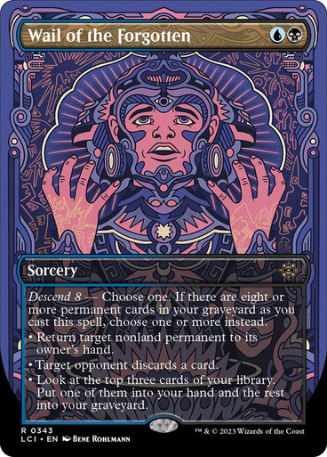 WailOfTheForgotten343__04700 Wail of the Forgotten (Borderless) The Lost Caverns of Ixalan - Variants