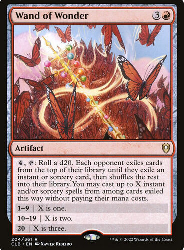 Wand of Wonder Commander Legends: Battle for Baldur's Gate