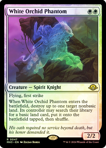White Orchid Phantom Modern Horizons 3