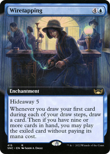 Wiretapping415__82789 Wiretapping (Extended Art) Streets of New Capenna - Variants