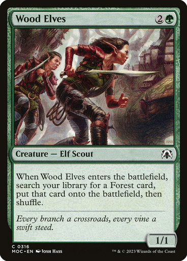 Wood Elves March of the Machine Commander
