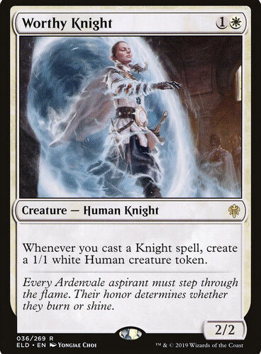 Worthy Knight Throne of Eldraine