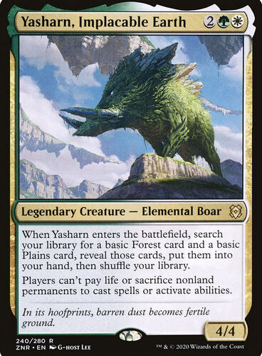 Yasharn, Implacable Earth Zendikar Rising