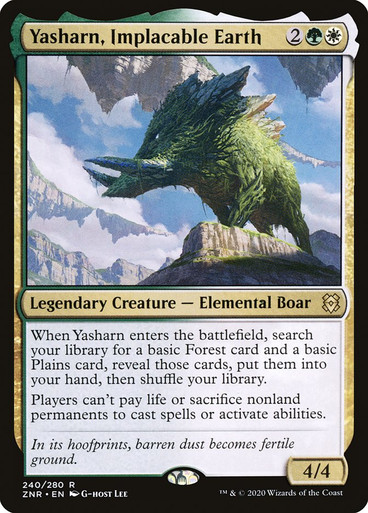 Yasharn, Implacable Earth Zendikar Rising