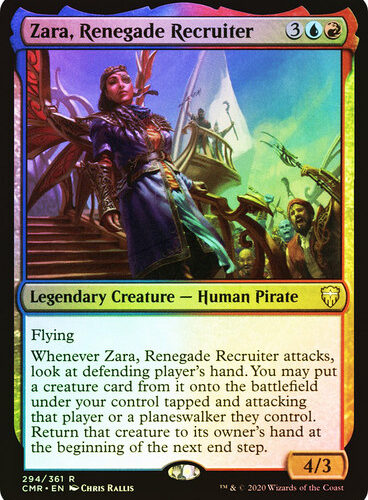 Zara, Renegade Recruiter Commander Legends