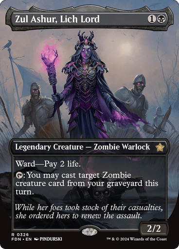 Zul Ashur, Lich Lord (Borderless) Foundations - Variants