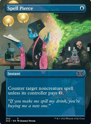 Spell Pierce (Borderless) Double Masters 2022 - Variants