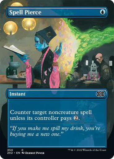 º Spell Pierce (Borderless) Double Masters 2022 - Variants