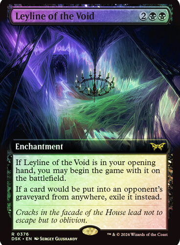 Leyline of the Void (Extended Art) Duskmourn: House of Horror - Variants
