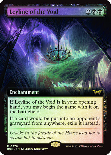 LeylineOfTheVoid376__99847 Leyline of the Void (Extended Art) Duskmourn: House of Horror - Variants