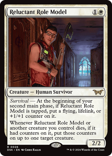 ReluctantRoleModel026__12446 Reluctant Role Model (#026) Duskmourn: House of Horror