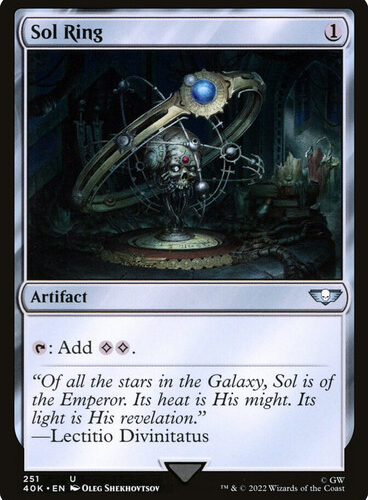Sol Ring (#251) Warhammer 40,000 Commander