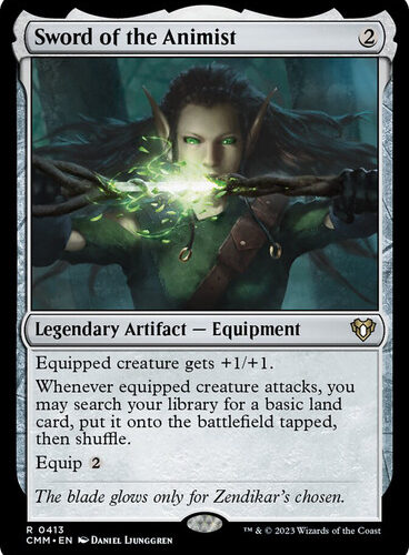 Sword of the Animist Commander Masters