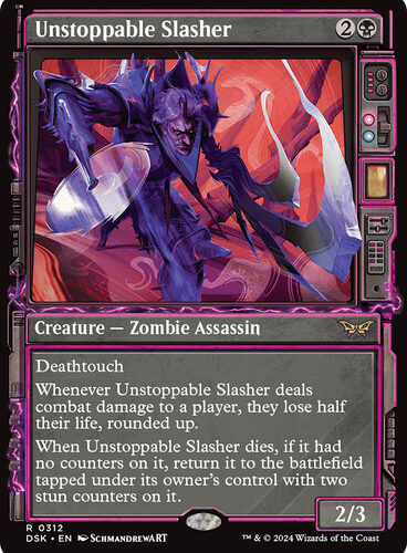 Unstoppable Slasher (Showcase) Duskmourn: House of Horror - Variants