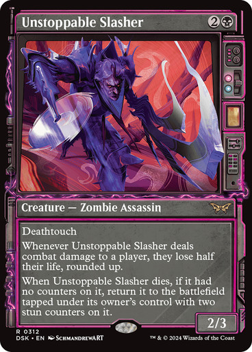 UnstoppableSlasher312__05217 Unstoppable Slasher (Showcase) Duskmourn: House of Horror - Variants