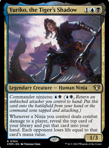 Yuriko, the Tiger's Shadow Commander Masters