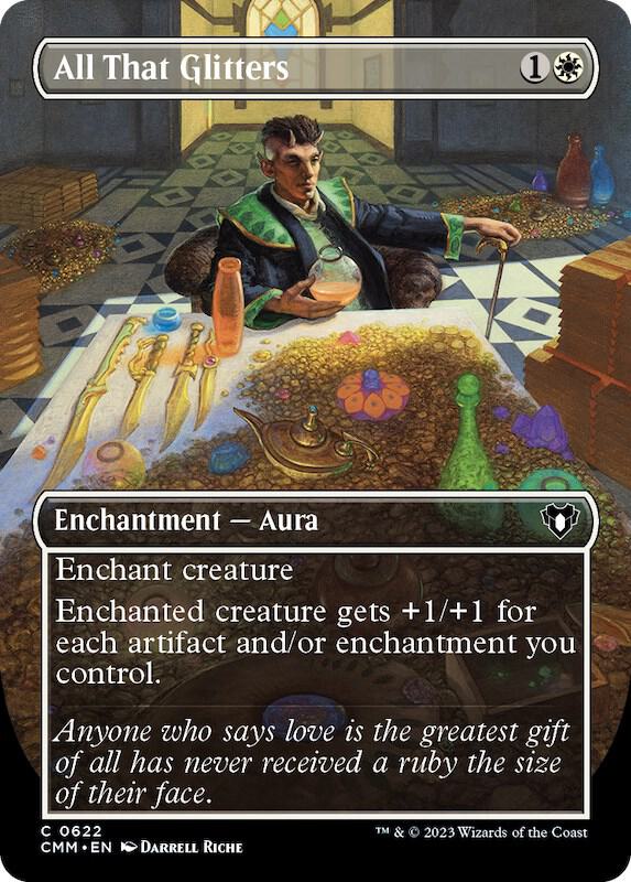 All That Glitters (Borderless) - Commander Masters (CMM) All That Glitters (Borderless) - Commander Masters (CMM)