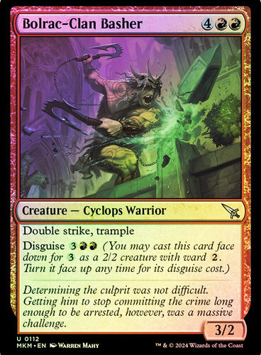 BolracClanBasher__88476 (1) Bolrac-Clan Basher Murders at Karlov Manor (Foil)