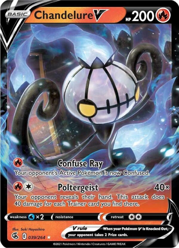 Chandelure V - SWSH08 Fusion Strike (SWSH08) Chandelure V - SWSH08: Fusion Strike (SWSH08)