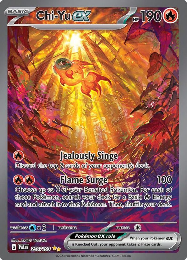 Chi-Yu ex - 259 193 - SV02 Paldea Evolved (PAL) Chi-Yu ex - 259/193 - SV02: Paldea Evolved (PAL)