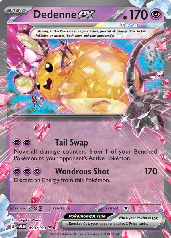 Dedenne ex - 093 193 - SV02 Paldea Evolved (PAL) Dedenne ex - 093/193 - SV02: Paldea Evolved (PAL)