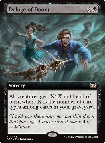 Deluge of Doom (Extended Art) - Commander: Duskmourn: House of Horror (DSC)