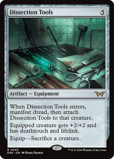 DissectionTools__72241 Dissection Tools (Extended Art) - Duskmourn: House of Horror (DSK)