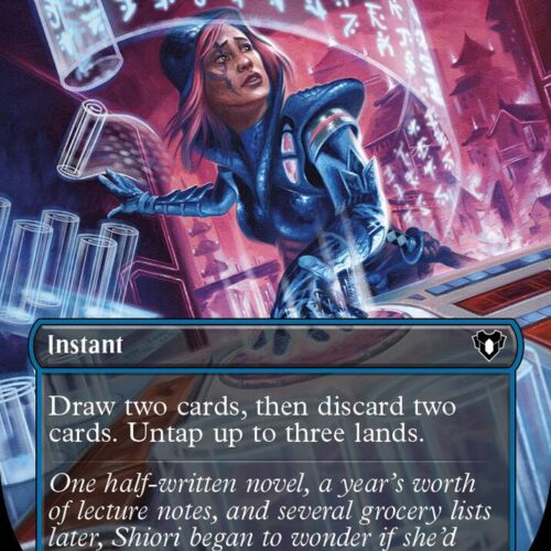 Frantic Search (Borderless) - Commander Masters (CMM)