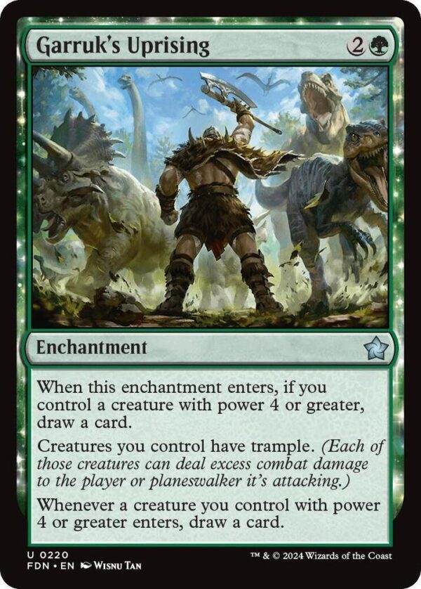 Garruk's Uprising - Foundations (FDN) Garruk's Uprising - Foundations (FDN)