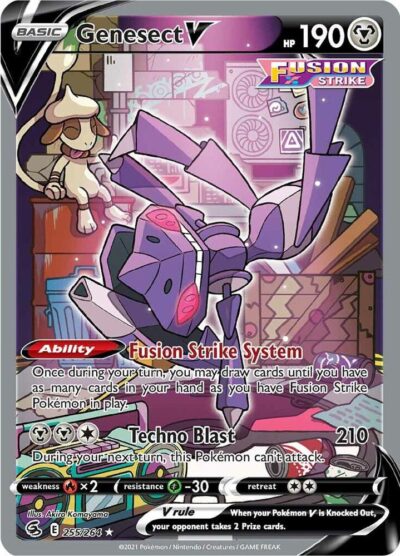 Genesect V (Alternate Full Art) - SWSH08 Fusion Strike (SWSH08) Genesect V (Alternate Full Art) - SWSH08: Fusion Strike (SWSH08)