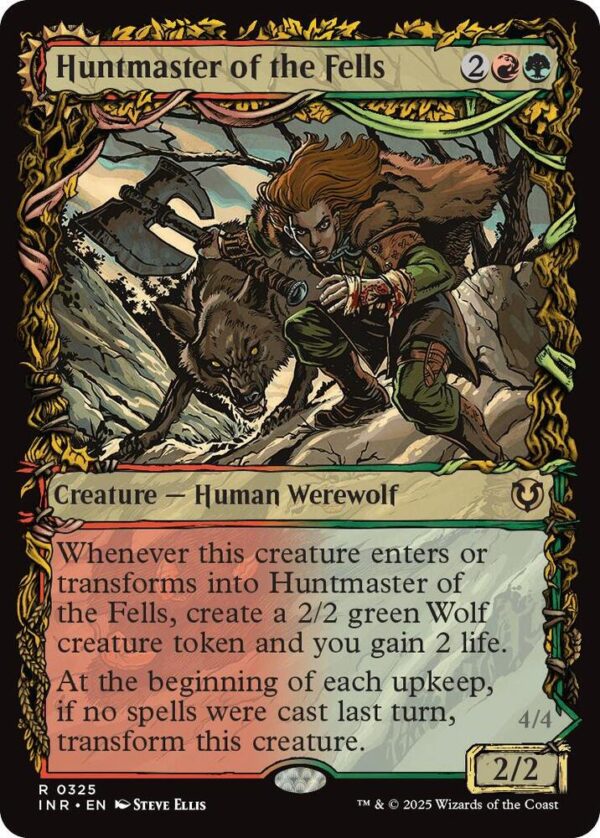 Huntmaster of the Fells (Showcase) - Innistrad Remastered (INR) Huntmaster of the Fells (Showcase) - Innistrad Remastered (INR)