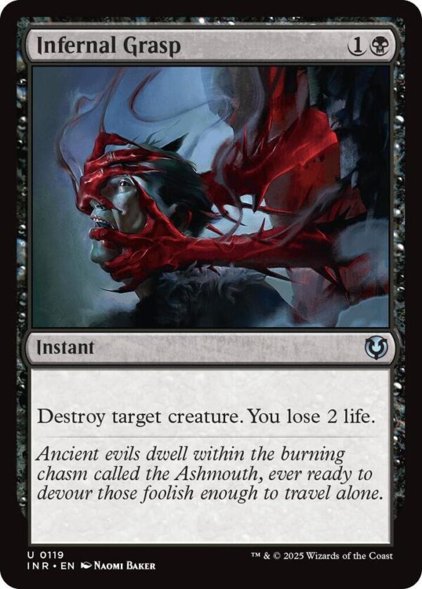 Infernal Grasp - Innistrad Remastered (INR) Infernal Grasp - Innistrad Remastered (INR) foil