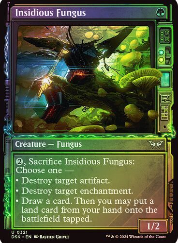 Insidious Fungus (Showcase) - Duskmourn: House of Horror (DSK) foil