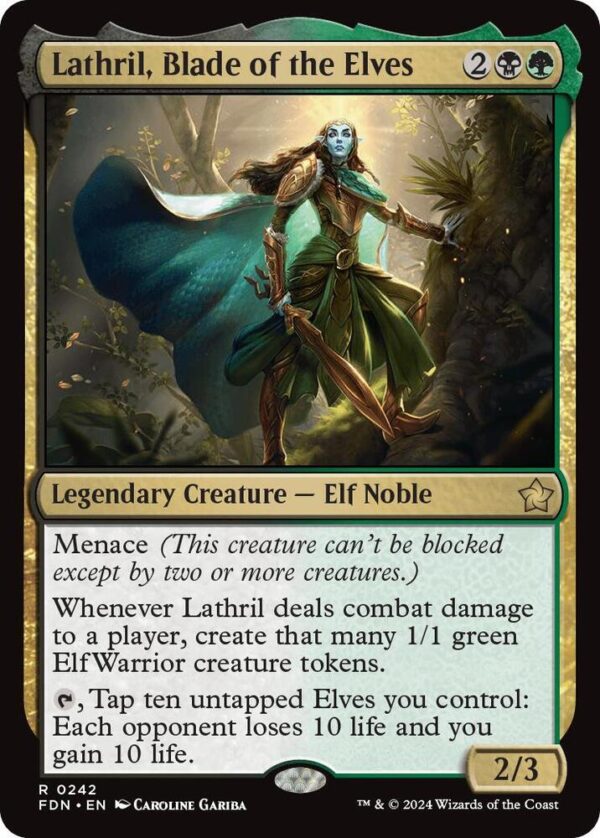 Lathril, Blade of the Elves - Foundations (FDN) Lathril, Blade of the Elves - Foundations (FDN)