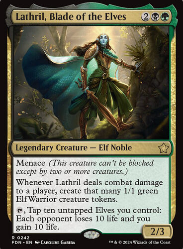 Lathril, Blade of the Elves - Foundations (FDN)