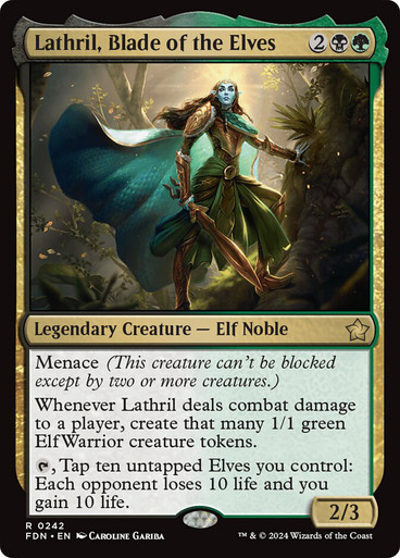 Lathril, Blade of the Elves - Foundations (FDN)