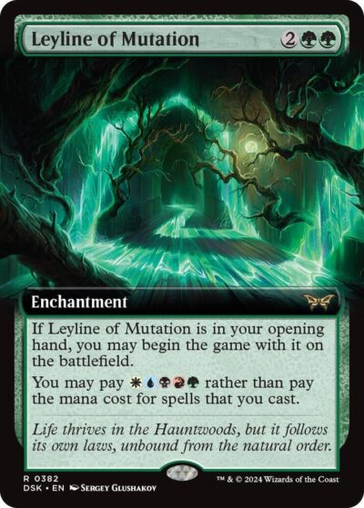Leyline of Mutation (Extended Art) - Duskmourn: House of Horror (DSK) foil