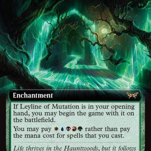 Leyline of Mutation (Extended Art) - Duskmourn: House of Horror (DSK) foil