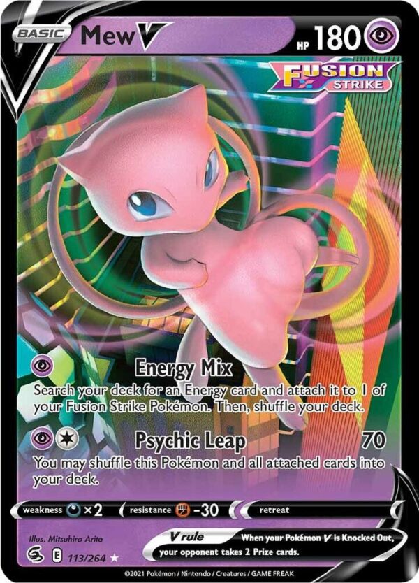 Mew V - SWSH08 Fusion Strike (SWSH08) Mew V - SWSH08: Fusion Strike (SWSH08)