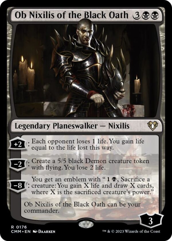 Ob Nixilis of the Black Oath - Commander Masters (CMM) Ob Nixilis of the Black Oath - Commander Masters (CMM)