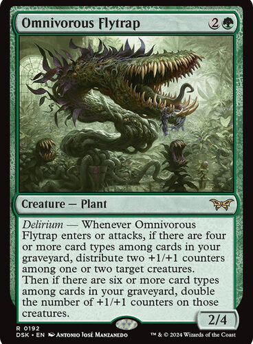 OmnivorousFlytrap__71991 Omnivorous Flytrap - Duskmourn: House of Horror (DSK)