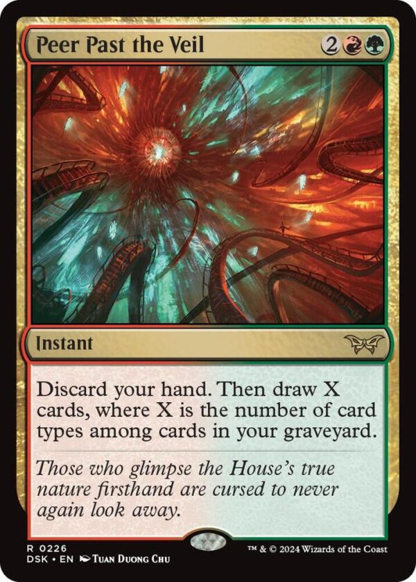 Peer Past the Veil - Duskmourn House of Horror (DSK) Peer Past the Veil - Duskmourn: House of Horror (DSK)