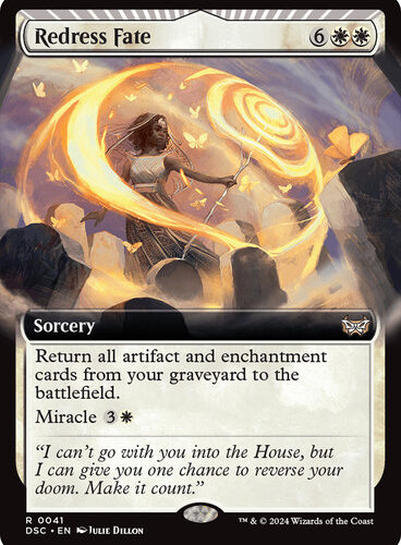 Redress Fate (Extended Art) - Commander: Duskmourn: House of Horror (DSC)