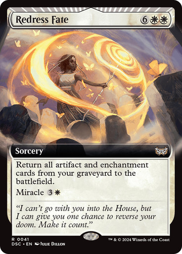 Redress Fate (Extended Art) - Commander: Duskmourn: House of Horror (DSC)