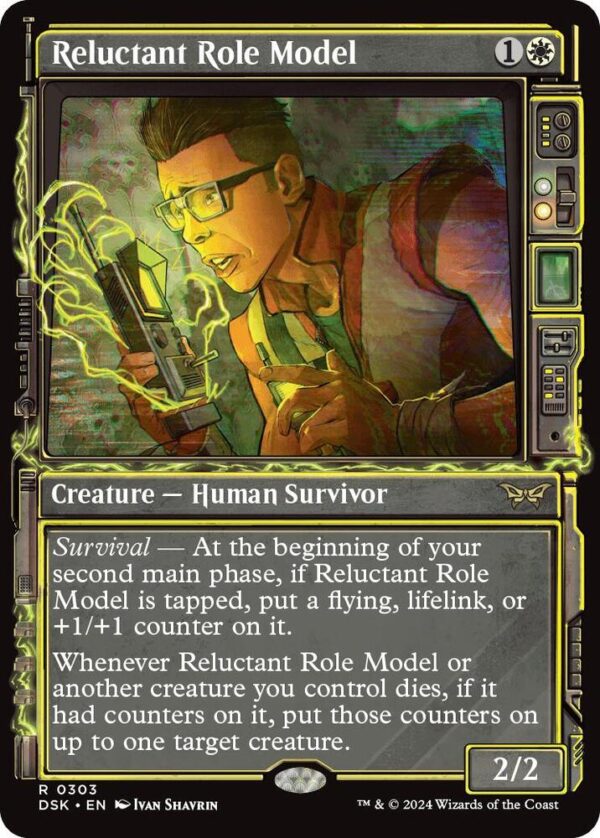Reluctant Role Model (Showcase) - Duskmourn House of Horror (DSK) Reluctant Role Model (Showcase) - Duskmourn: House of Horror (DSK)