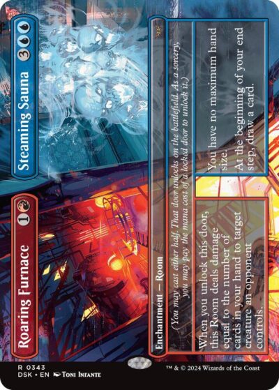 Roaring Furnace Steaming Sauna (Borderless) - Duskmourn House of Horror (DSK) Callidus Assassin Warhammer 40,000 Commander