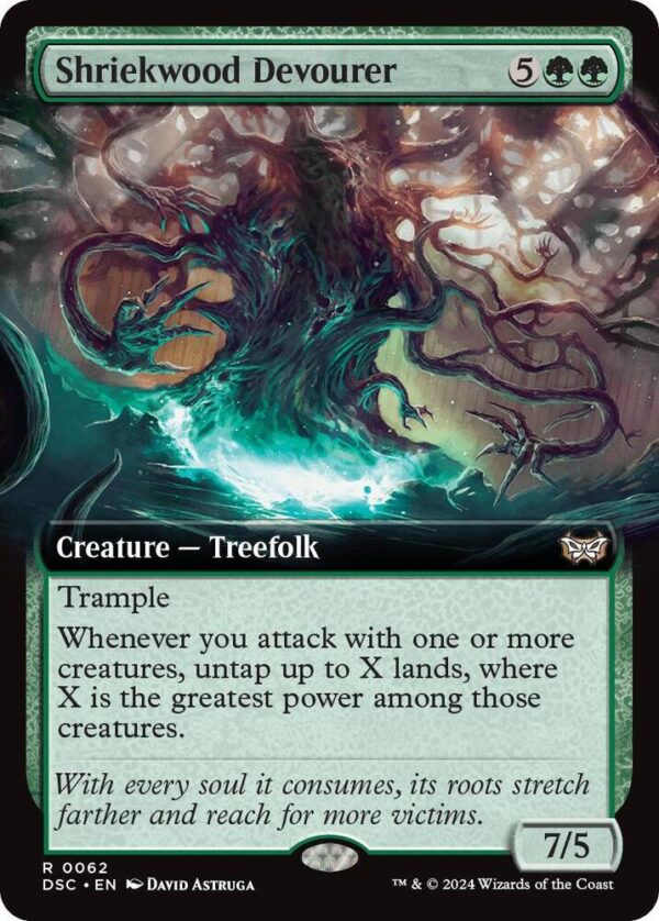 Shriekwood Devourer (Extended Art) - Commander Duskmourn House of Horror (DSC) Shriekwood Devourer (Extended Art) - Commander: Duskmourn: House of Horror (DSC)